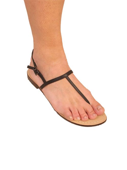 sandali capresi infradito neri Da Costanzo | SANDALITNERO